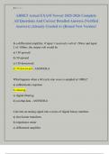 ABRET Bundled Exams Newest 2025-2026 Complete All Questions And Correct Detailed Answers &lpar;Verified Answers&rpar; &vert;Already Graded A&plus;&vert;&vert;Brand New Version&excl;