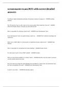 scrum master exam 2025 with correct detailed answers&period;
