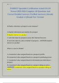 PARDOT Specialist Certification Actual EXAM  Newest 2025-2026 Complete All Questions And  Correct Detailed Answers &lpar;Verified Answers&rpar; &vert;Already  Graded A&plus;&vert;&vert;Brand New Version&excl;
