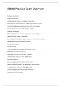 SBI3U Practice Exam Overview