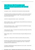 New Mexico RE Principles and Practice Exam Questions All Solved Correct&period;