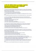 2&period; MY ATI-APPLY-Video Case Studies&colon; Cognition&colon; Dementia and Delirium &vert;&vert; 100&percnt; VERIFIED QUESTIONS & ANSWERS&excl;&excl;