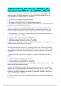 Alzheimer's Disease&comma; Dementia&comma; and Delirium NCLEX Style Questions &vert;&vert; WITH A&plus; GRADED SOLUTIONS&excl;&excl;