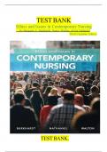 Test Bank For Ethics and Issues in Contemporary Nursing by Margaret A&period; Burkhardt&comma; Nancy Walton&comma; Alvita Nathaniel&vert;&vert;ISBN NO&colon;10&comma;0176696571&vert;&vert;ISBN NO&colon;13&comma;978-0176696573&vert;&vert;All Chapters&vert;&vert;Complete Guide A&plus;&period;