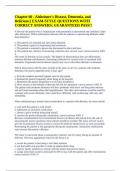 Chapter 60 - Alzheimer's Disease&comma; Dementia&comma; and Delirium &vert;&vert; EXAM-STYLE QUESTIONS WITH CORRECT ANSWERS&semi; GUARANTEED PASS&excl;&excl;