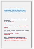 ATI Proctored A&P Review EXAM 2025&sol;2026 ACTUAL   COMPLETE REAL EXAM QUESTIONS AND ACCURATE  ANSWERS  &lpar;VERIFIED ANSWERS&rpar;  &vert;ALREADY PASSED&excl;&excl;  