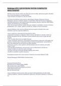 Delirium ATI &vert;&vert; QUESTIONS WITH COMPLETE SOLUTIONS&excl;&excl;