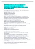 PSYCH &lpar;Final Exam&rpar; - Chapter 24 &lpar;Delirium &plus; Dementia&rpar; - Study Supplement &vert;&vert; ACTUAL QUESTIONS WITH 100&percnt; CORRECT ANSWERS&semi; A&plus; GUARANTEED&excl;&excl;
