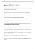 pca certification exam prep questions and correct answers with detailed rationales&period;