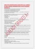 OHIO PTA JURISPRUDENCE EXAM WITH ALL CORRECT & 100&percnt; VERIFIED ANSWERS&vert;2025 LATEST&vert;ALREADY GRADED A&plus;