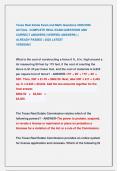 Texas Real Estate Exam and Math Questions 2025&sol;2026  ACTUAL  COMPLETE REAL EXAM QUESTIONS AND                CORRECT ANSWERS &lpar;VERIFIED ANSWERS &rpar; &vert;                            ALREADY PASSED &vert; 2025 LATEST                                                   VE