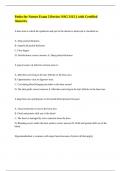 Patho for Nurses Exam 2 Review NSG 3113 &vert;&vert; with Certified Answers&period;