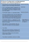 ITS Device Configuration and Management questions well answered graded A&plus;