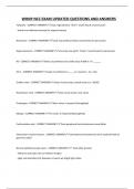 WHNP NCC EXAM UPDATED QUESTIONS AND ANSWERS