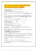 ECS FINAL EXAM STUDY GUIDE QUESTIONS WITH 100&percnt; ACCURATE ANSWERS