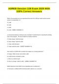ASREB Session 11B Exam 2025 With 100&percnt; Correct Answers
