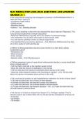 NLN MEDICATION 2025&sol;2026 QUESTIONS AND ANSWERS GRADED A&plus;&plus;