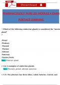 Pharmacology NURS 251 Module 4 Exam &lpar;2024 &sol; 2025&rpar; portage learning&sol; ABCnursing&sol;Geneva College Questions and Verified Answers&comma; 100&percnt; Guarantee Pass