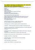 NLN MEDICATION MAIN EXAMINATION TEST 2025&sol;2026 QUESTIONS AND ANSWERS GRADED A&plus;&plus;