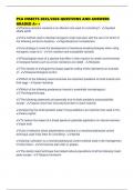 PCA INSECTS 2025&sol;2026 QUESTIONS AND ANSWERS GRADED A&plus;&plus;