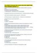 PCA INSECTS EVALUATION EXAM 2025&sol;2026 QUESTIONS AND ANSWERS GRADED A&plus;&plus;