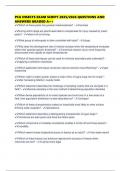 PCA INSECTS EXAM SCRIPT 2025&sol;2026 QUESTIONS AND ANSWERS GRADED A&plus;&plus;