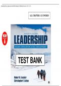 Study Guide &ndash; Leadership&colon; Theory&comma; Application&comma; and Skill Development &lpar;7th Edition&comma; Lussier&rpar; &vert; Chapters 1&ndash;12 with Key Concepts & Application Exercises