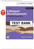 Study Guide &ndash; Life Span Development&colon; A Topical Approach &lpar;5th Edition&comma; Feldman&rpar; &vert; Chapters 1&ndash;15 with Summaries & Key Terms