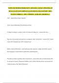 NYPD 2ND TRIMESTER REVIEW  &vert;2025-2026  LATEST UPDATED&vert; 155 REAL EXAM AND COMPLETE QUESTIONS AND ANSWERS &vert; 100&percnt; RATED CORRECT &vert; 100&percnt; VERFIED &vert; ALREADY GRADED A&plus;