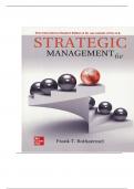 TEST BANK FOR Strategic Management&colon; Concepts ISE Paperback &ndash; by Frank T&period; Rothaermel ISBN&colon;978-1266191862 COMPLETE GUIDE ALL CHAPTERS COVERED 100&percnt; VERIFIED A&plus; GRADE ASSURED&excl;&excl;&excl;&excl;&excl; NEW LATEST UPDATE&excl;&excl;&excl;&excl;&excl;