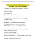 DMSO 1210 EXAM 2 REVIEW fixed one questions with accurate answers&period;