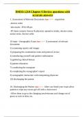 DMSO 1210 Chapter 9 Review questions with accurate answers&period;