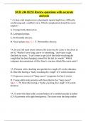 NUR 246 HESI Review questions with accurate answers&period;