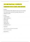 ACG 3401 Final Exam &ndash; COMPLETE  VERIFIED STUDY GUIDE &vert;&vert; 2025 EDITION 