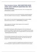 Texas Insurance License- QUIZ QUESTIONS EXAM LATEST &lpar;2025&rpar; COMPLETE QUESTIONS With 100&percnt; Verified Solutions&comma;