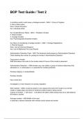 BOP Test Guide &sol; Test 2 NEWEST 2025&sol;2026 ACTUAL EXAM COMPLETE QUESTIONS AND CORRECT DETAILED ANSWERS &lpar;VERIFIED ANSWERS&rpar; &vert;ALREADY GRADED A&plus;&vert;&vert;BRAND NEW&excl;&excl;