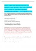 NR302 Exam Final Review Questions and  Answers EXAM NEW VERSION LATEST UPDATE  2025-2026 WITH ACCURATE ANSWERS GUARANTEED PASS BEST STUDYING MATERIAL 
