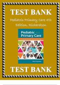 Pediatric Primary Care &ndash; Richardson 4th Edition &ndash; Complete Test Bank with Chapter-Based Questions and Answers