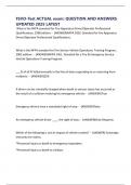 FSVO-Test ACTUAL exam&colon; QUESTION AND ANSWERS UPDATED 2025 LATEST