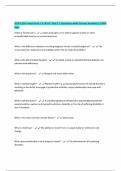 NUR 1520- Psych Unit I&comma; II&comma; & III - Test 1 &vert; Questions with Correct Answers &vert; 100&percnt; Pass