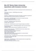 LAB EXAM 2 &lpar;BIO 227&rpar; QUESTIONS WITH VERIFIED ANSWERS