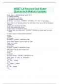 WSET L2 Practice final Exam  Questions&sol;solutions updated 