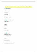 Acupuncture Exam Questions and Answers &vert;Complete Solutions Graded A&plus; &vert;100&percnt; Correct 