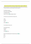 Acupuncture Exam Questions and Answers &vert;Complete Solutions Graded A&plus; &vert;100&percnt; Correct 