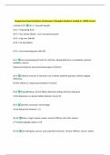 Acupuncture Exam Questions and Answers &vert;Complete Solutions Graded A&plus; &vert;100&percnt; Correct