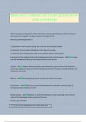 BIOLOGY 1108 EXAM 3 2025 QUESTIONS AND ANSWERS