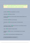BIOL 1010 MIDTERM TEST EXAM 2025 QUESTIONS AND ANSWERS