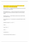 NURS 642 EXAM 2 review and key points DR DELL&vert; Questions with Correct Answers &vert; Latest Update 2025&sol;2026