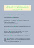 BIOLOGY 1010 AUBURN TEST 1 &lpar;KEARLEY&rpar; EXAM 2025 QUESTIONS AND ANSWERS