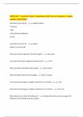 BUNDLE FOR NURS 642  EXAMS  &vert; ALL Questions with Correct Answers &vert; Verified Solutions